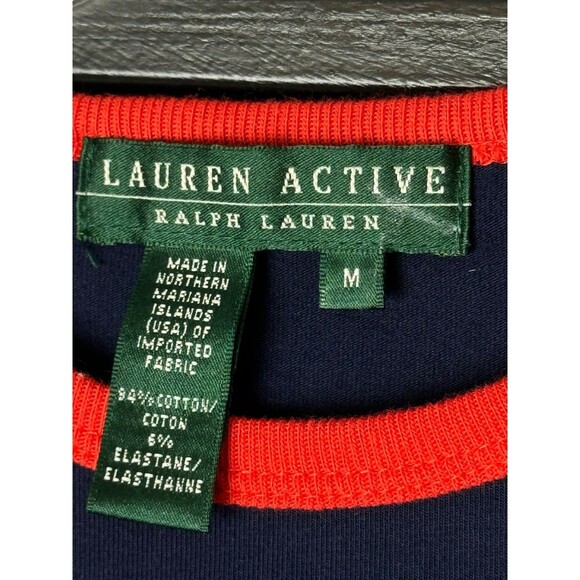Vintage VTG Lauren Active Ralph Lauren T-shirt Womens Size Medium - Picture 7 of 8